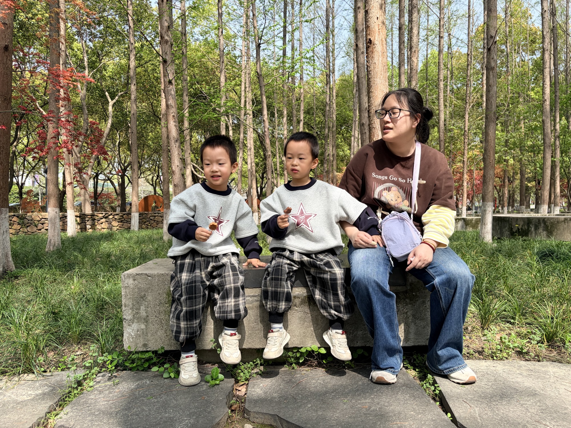 清明出行小插曲，南菁园里春光暖